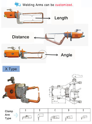 CE ポータブルスポット溶接機,380V アルミスポット溶接機