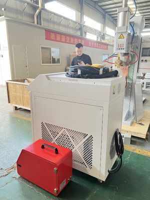 鋼鉄のコアレントマニュアルカット ハンドヘルドファイバーレーザービーム溶接機 1000w 金属のために