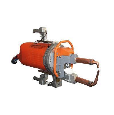 鋼鉄手持ち型アルミニウム溶接工、10mmの携帯用スポット溶接機械